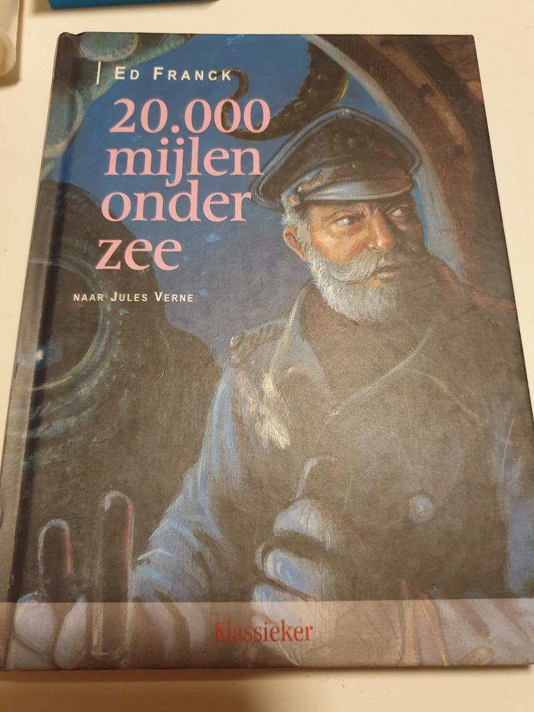 E. Franck - 20.000 mijlen onder zee.   Cover JAN BOSSCHAERT, Enlèvement ou Envoi, E. Franck; Jules Verne
