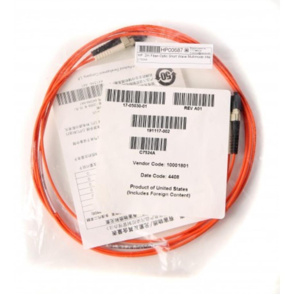 HP Compaq Fiber patchkabel LC-LC Multimode 2m NIEUW!, Ophalen of Verzenden, Nieuw
