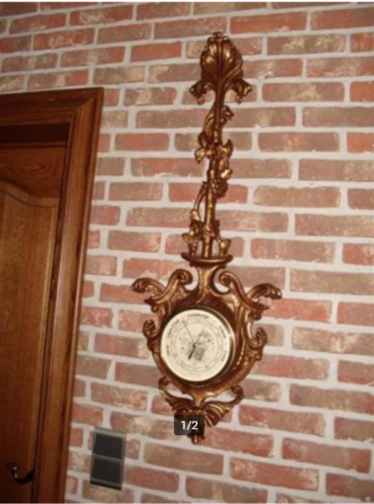 Prachtige grote barometer, Enlèvement, Comme neuf, Baromètre