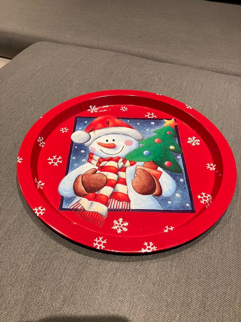 Plateau / sierschaal / dienblad / schotel voor kerst, Ophalen of Verzenden