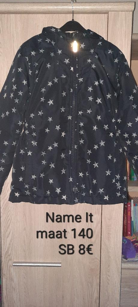 Mooie jas Name it maat 140, Meisje, Name it, Ophalen of Verzenden, Zo goed als nieuw
