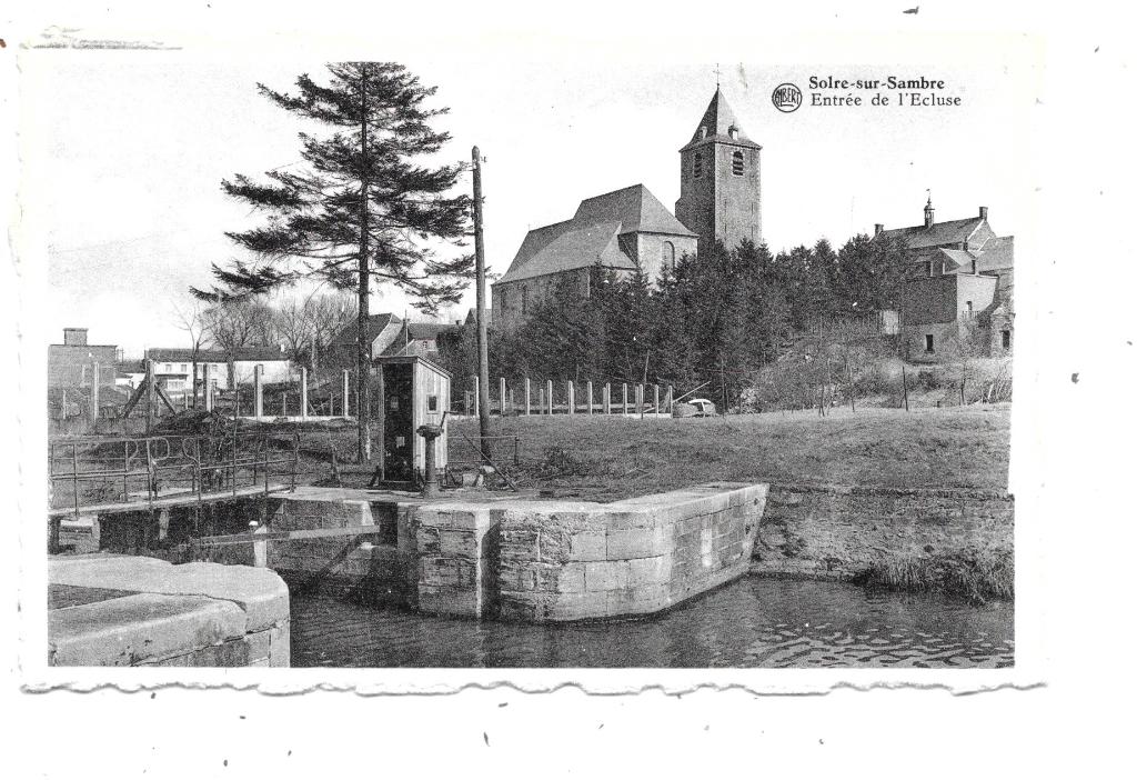 Solre-sur-Sambre NA22: Toegang tot de sluis, Verzamelen, Verzenden, 1940 tot 1960, Ongelopen, Henegouwen