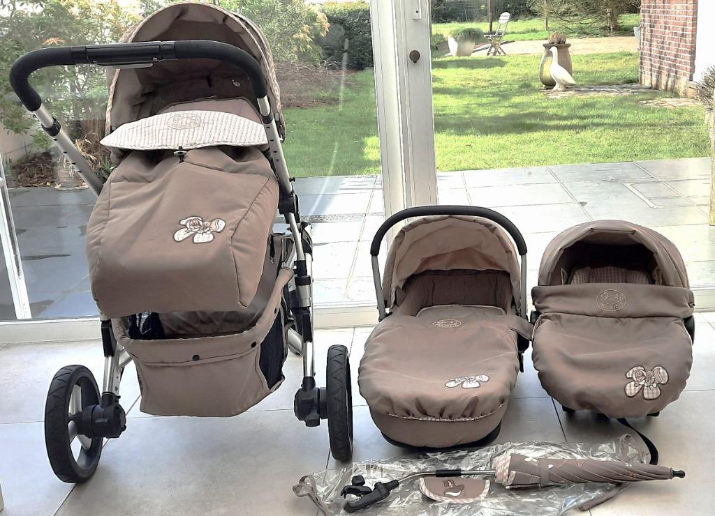 Kinderwagen Noukies, Kinderen en Baby's, Kinderwagens en Combinaties, Zo goed als nieuw, Combiwagen, Verstelbare duwstang, Ophalen