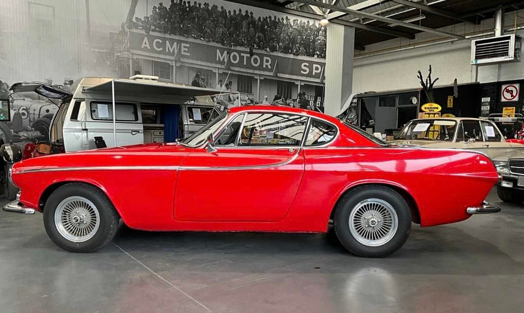 Volvo P1800S - 1965 - start en rijdt goed !, Auto's, Oldtimers, 4 zetels, Achterwielaandrijving, Zwart, Leder