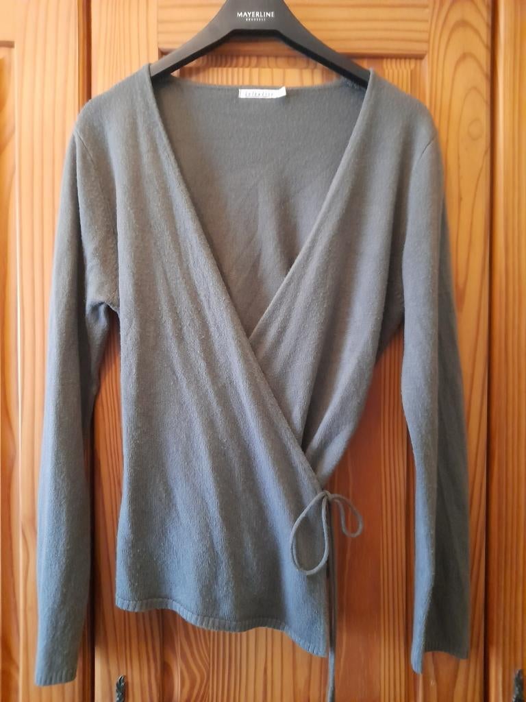 Gilet cache-coeur Lola & Lisa 40, Enlèvement ou Envoi, Comme neuf, Gris