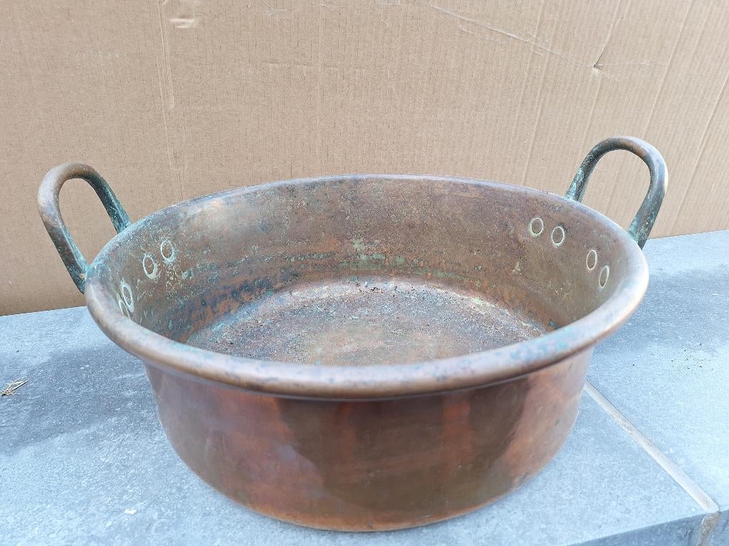 Bassine à confiture en cuivre, Enlèvement, Cuivre
