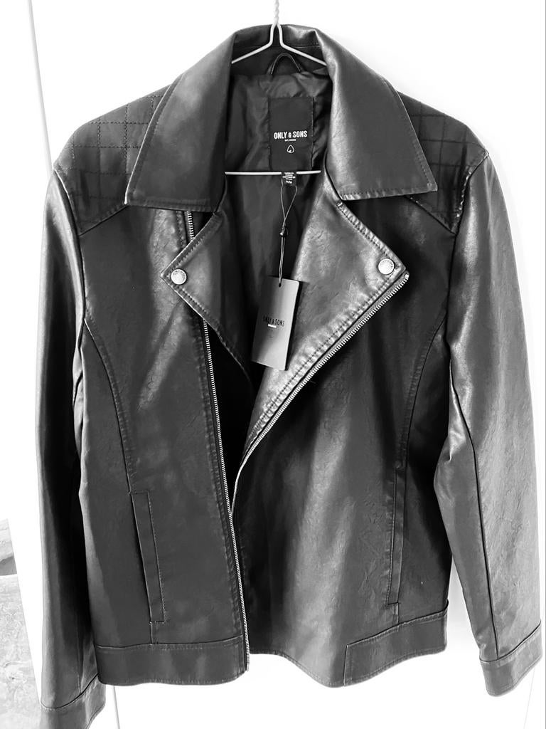 Bikerjack jongen maat M new, Ophalen of Verzenden, Nieuw, Zwart
