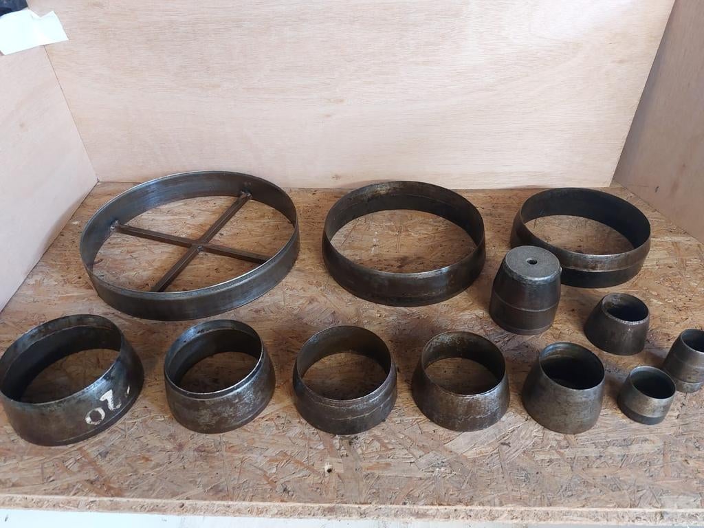 Ronde snijmessen uit hoogwaardig staal, Doe-het-zelf en Bouw, Ophalen, Gebruikt