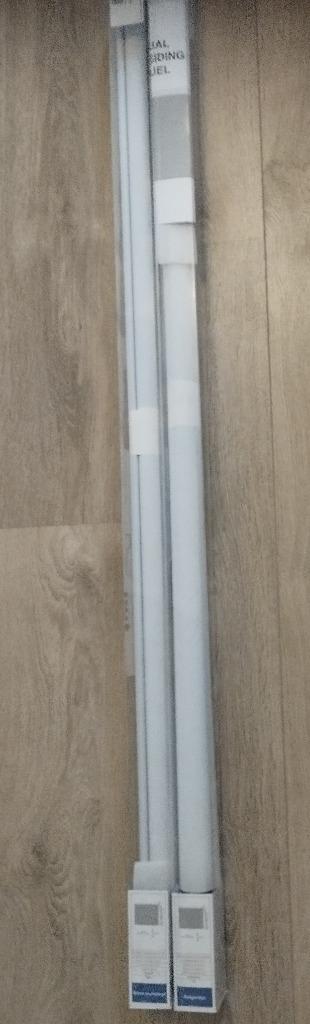 2 nieuwe witte rolgordijnen van 120 cm breed en 190 cm hoog, Huis en Inrichting, Ophalen, Nieuw, Wit