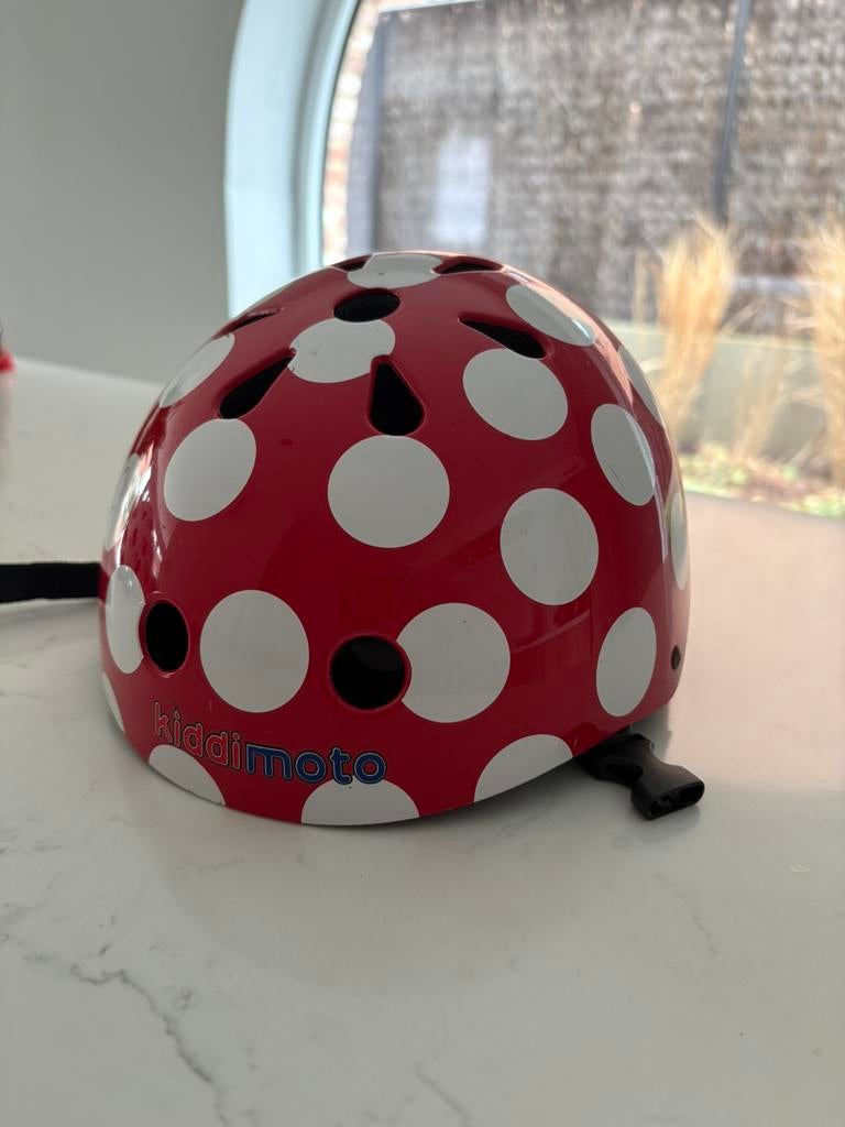 Kinderfietshelm Kiddimoto, Fietsen en Brommers, Ophalen of Verzenden, Gebruikt, Jongen of Meisje