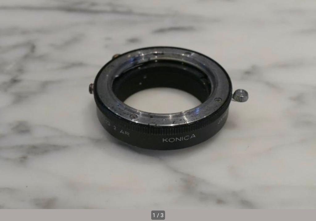 Konica Auto ring 2 AR, Ophalen of Verzenden, Niet werkend, Overige typen