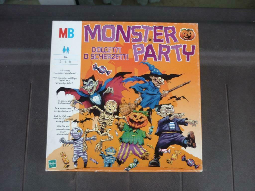 Jeu de société - Monster Party - MB, Trois ou quatre joueurs, Enlèvement ou Envoi, Utilisé