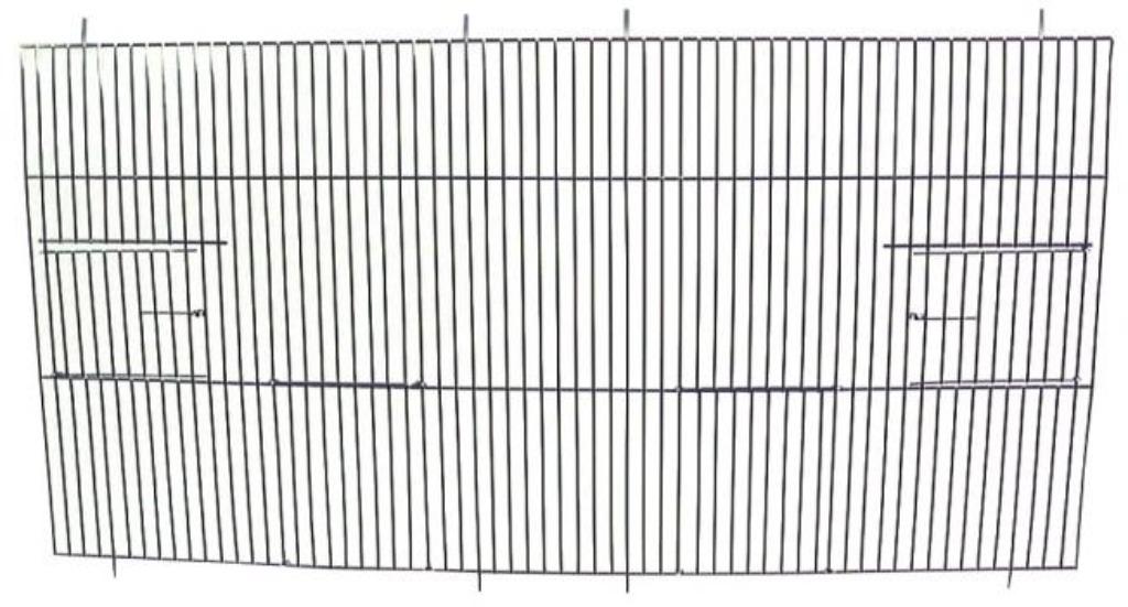 Front voor vogelkooi 80 x 30 cm 2 draaideuren 2 valdeuren, Enlèvement ou Envoi, Neuf, Cage d'élevage