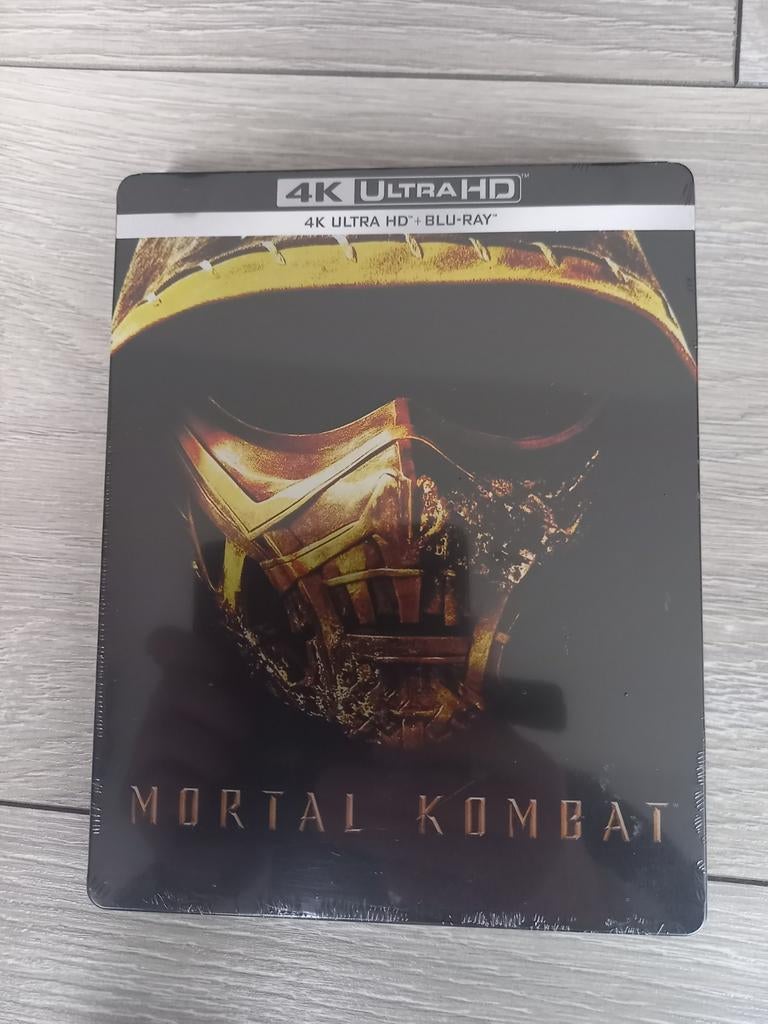 Bluray 4k Mortal kombat Steelbook, Enlèvement, Neuf, dans son emballage, Action