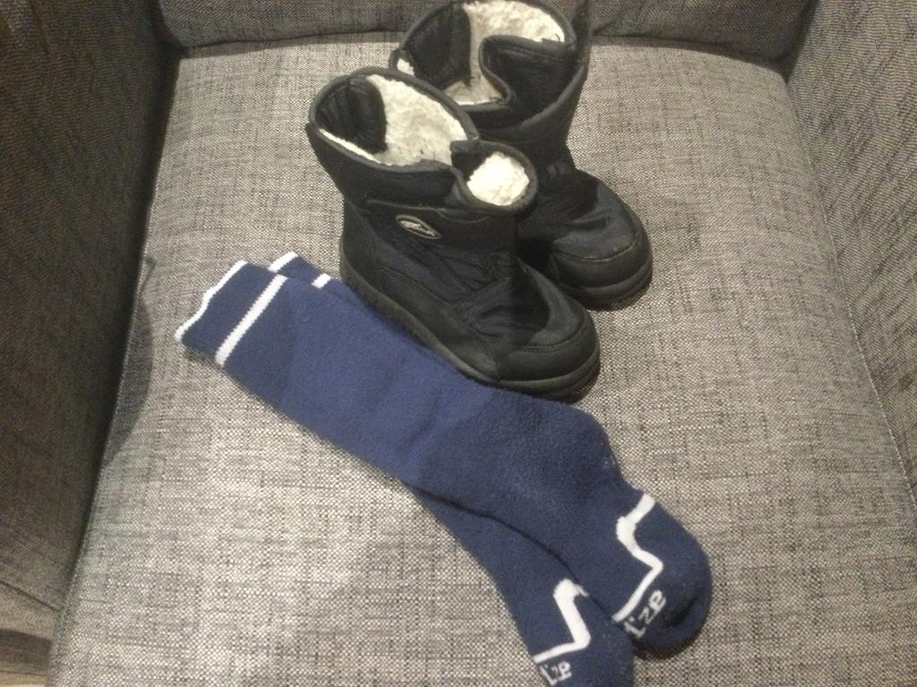 Sneeuwbotjes kind - bottes neige enfant 27, Enlèvement ou Envoi, Le Chamois, Utilisé, Bottes