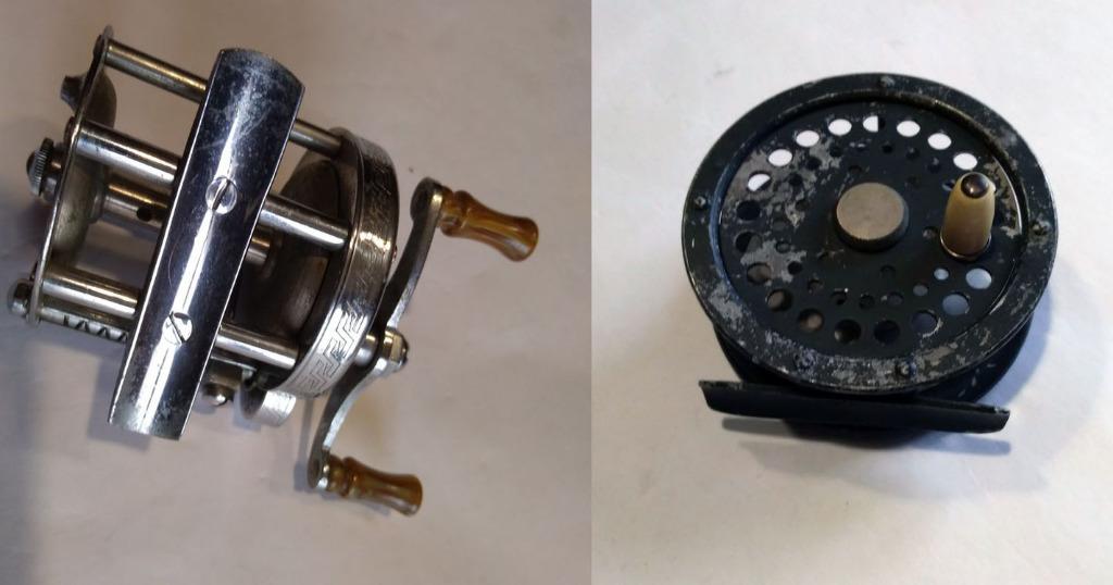 LOT Moulinets de Pêche Vintage, Sports nautiques & Bateaux, Pêche à la ligne | Général, Envoi, Utilisé, Moulinet