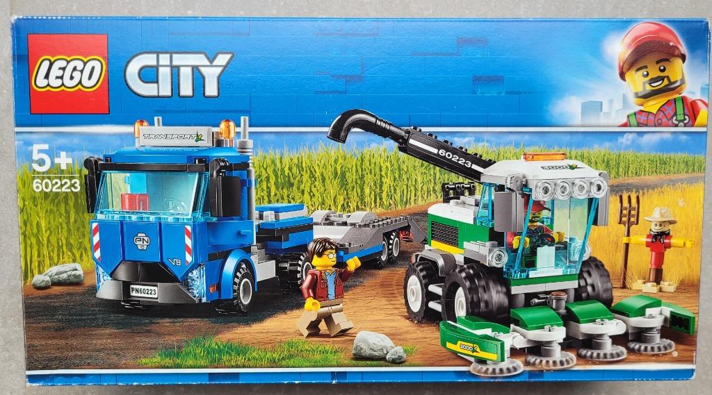 LEGO CITY 60223  Maaidorser Transport, Ophalen of Verzenden, Zo goed als nieuw