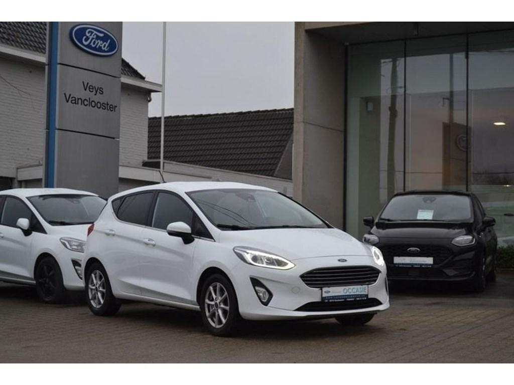 Ford Fiesta Titanium 1.0i, Auto's, Ford, https://public.car-pass.be/vhr/c4a3bc63-b7b0-41dc-9116-b52539f5a797, 95 pk, Wit, 5 deurs