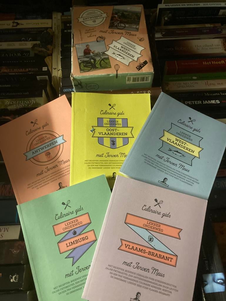 JEROEN MEUS/ Lekker onderweg/5 delig/CADEAUTIP, Boeken, Ophalen of Verzenden, Zo goed als nieuw