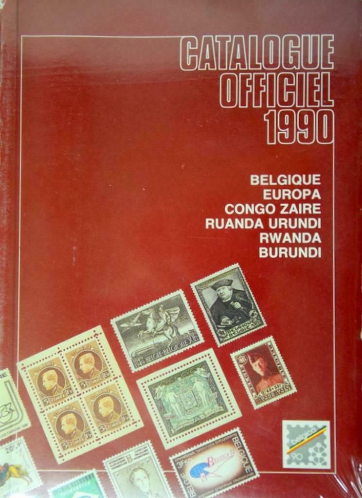 Catalogue Officiel 1990 Timbre Belge 35e Edition, Postzegels en Munten, Postzegels | Volle albums en Verzamelingen, Ophalen of Verzenden