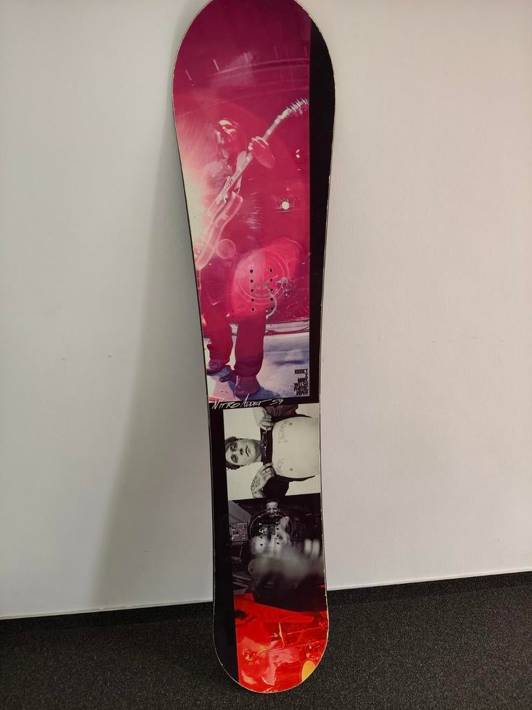 Snowboard Nitro en bindingen Union, Enlèvement, Fixations