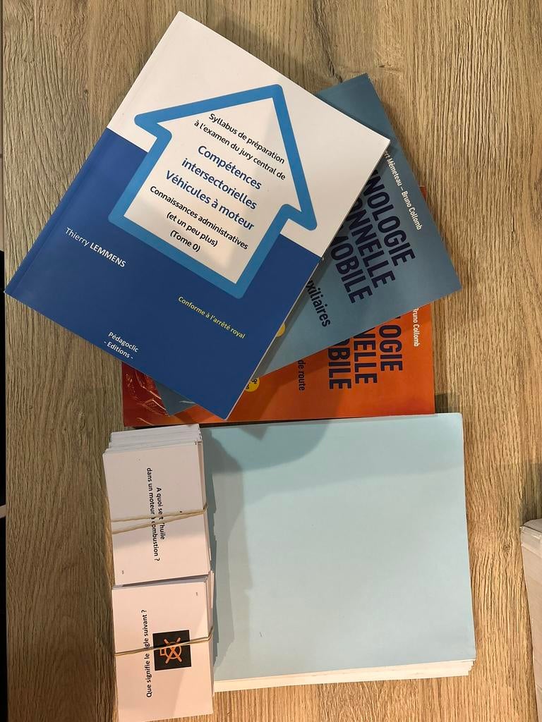 Syllabus compétences intersectorielles : Véhicules, Ophalen of Verzenden, Zo goed als nieuw