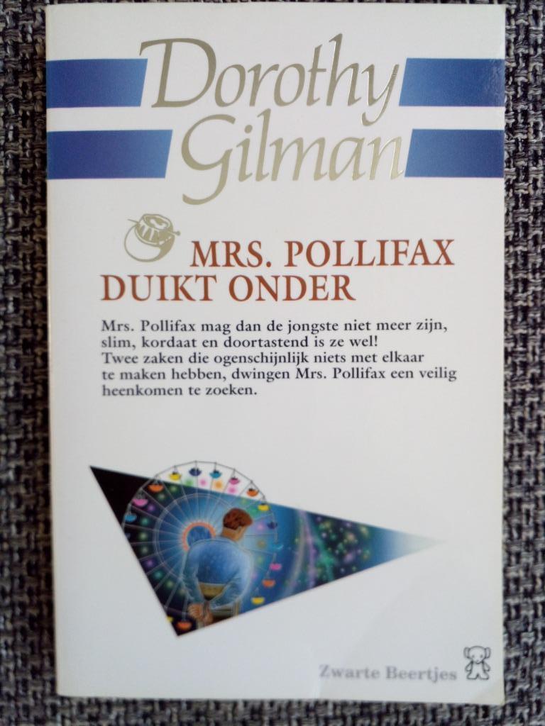 Dorothy Gilman- 3 aventures de Mme Pollifax (ZwarteBeertjes), Livres, Aventure & Action, Comme neuf, Enlèvement ou Envoi