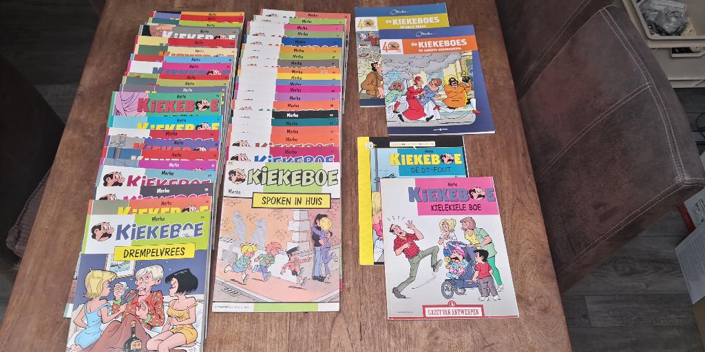 47 stuks KIEKEBOE strips, Ophalen of Verzenden