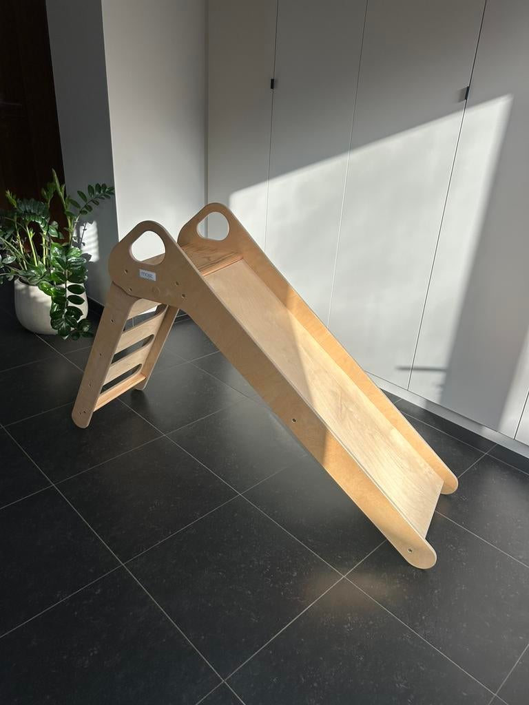 Kinder glijbaan hout, Ophalen, Zo goed als nieuw