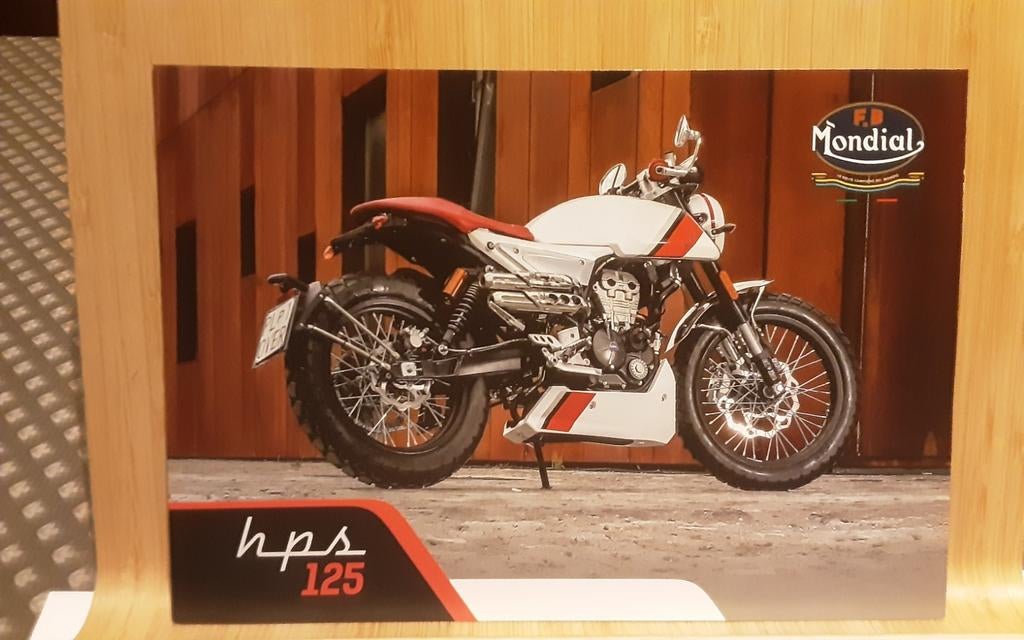 Fb mondial hps125 kaart, Ophalen of Verzenden, Zo goed als nieuw