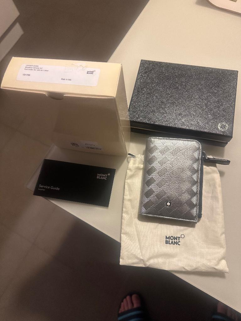 Montblanc card holder, Handtassen en Accessoires, Portemonnees, Overige kleuren, Nieuw, Met knipsluiting, Ophalen