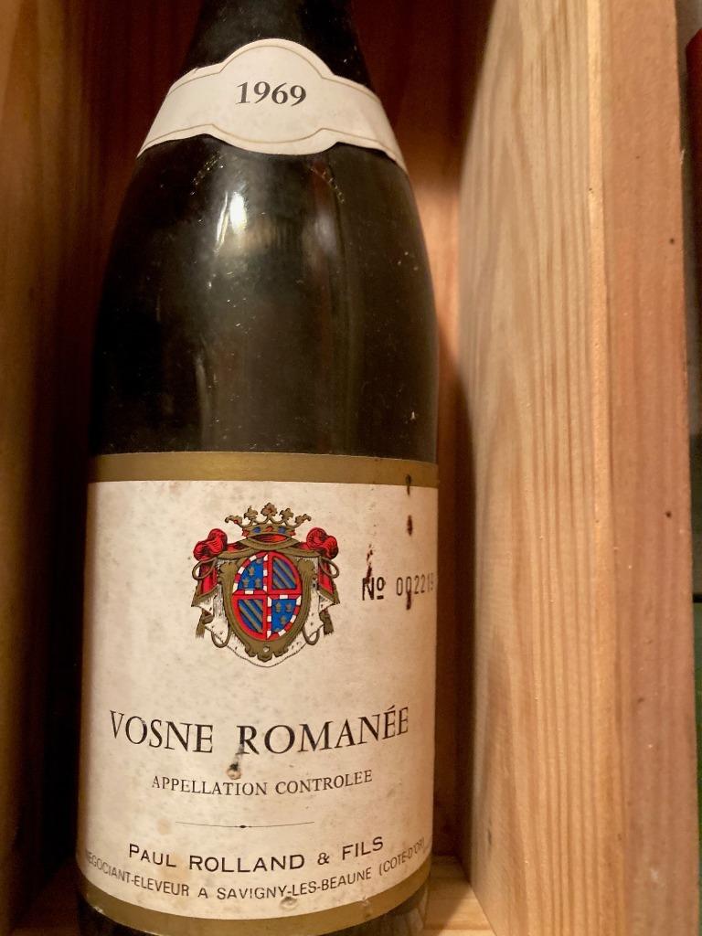 Wijn - Vosne Romanée - 1969, Verzamelen, Wijnen, Ophalen, Frankrijk, Zo goed als nieuw, Rode wijn