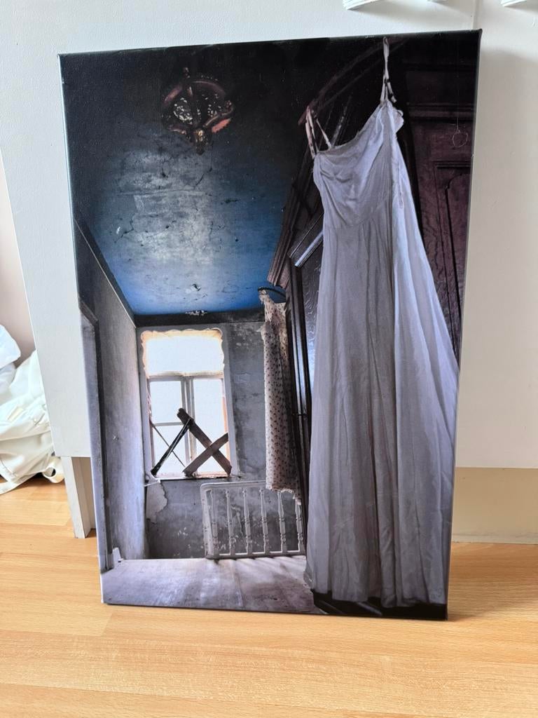 Eigen urbex foto op canvas, Huis en Inrichting, Ophalen, Zo goed als nieuw
