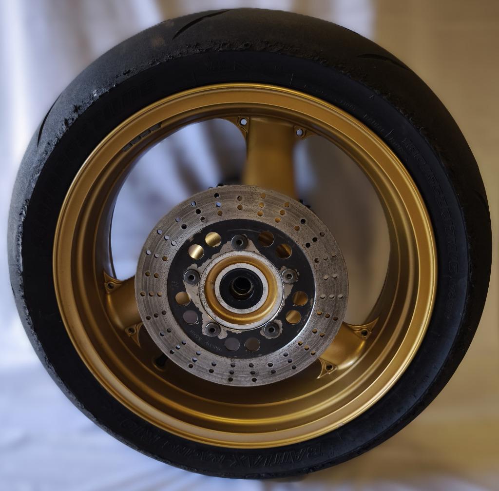 KAWASAKI ZZR 1200 JANTE ARRIERE + DISQUE + PIGNON, Motos, Pièces | Kawasaki, Utilisé, Enlèvement