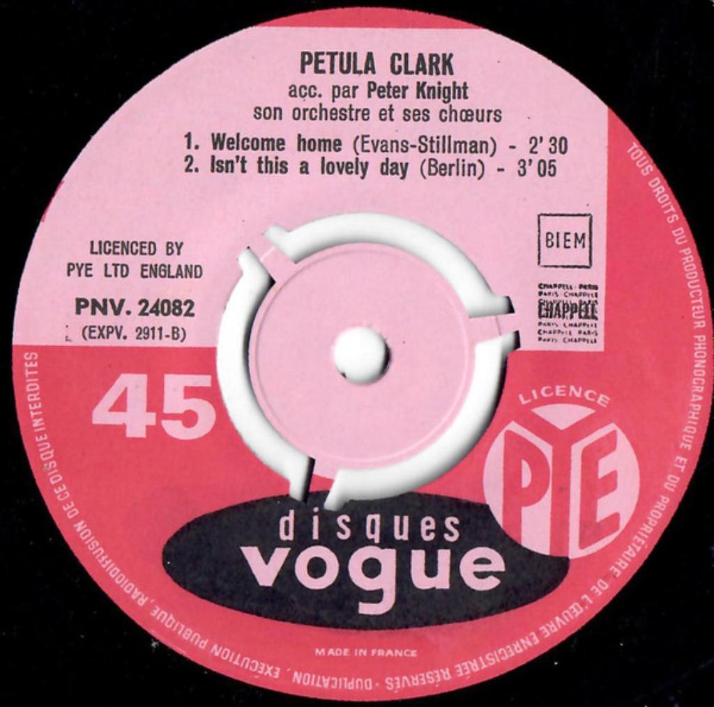 Petula Clark ‎– Isn't This A Lovely Day '7 Popcorn Ep, Enlèvement ou Envoi, Utilisé, Pop, 7 pouces