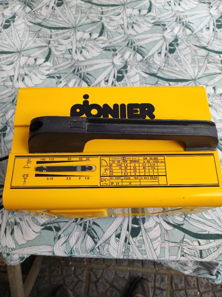 Pionier lasapparaat, Ophalen, Gebruikt