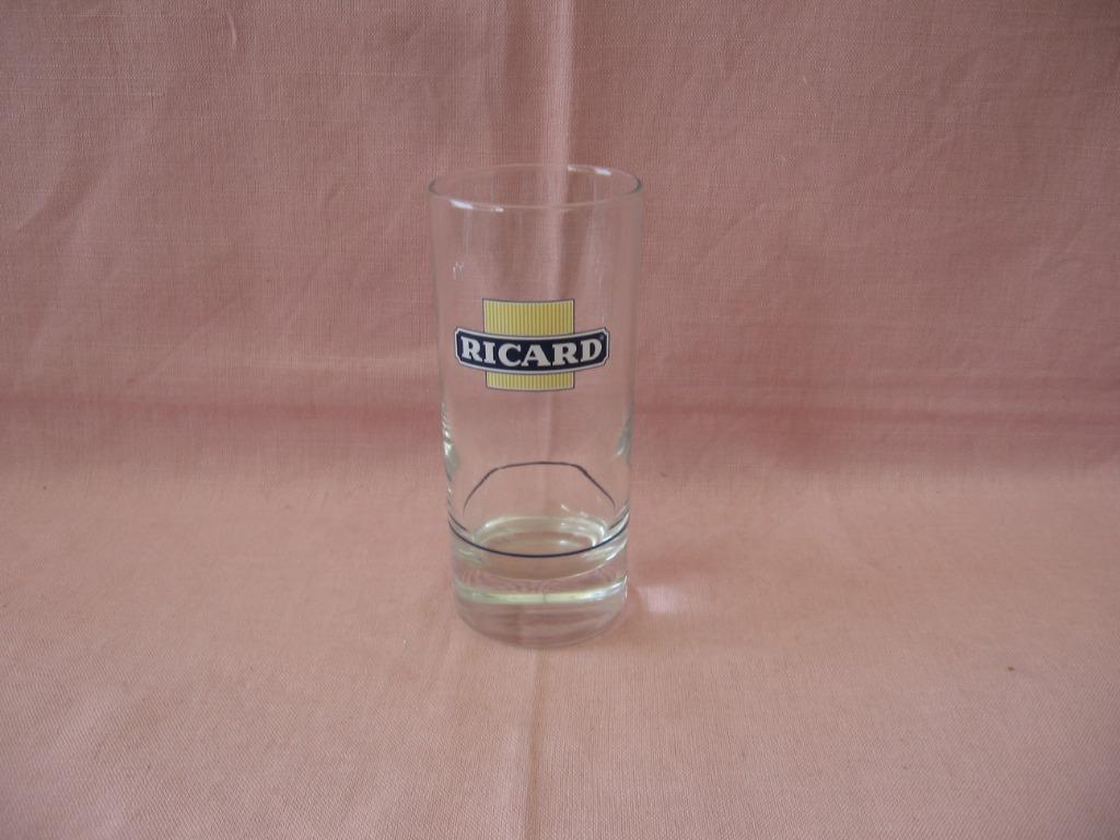 Lignes à cocktail de type droit en verre Ricard, avec marque, Enlèvement ou Envoi, Comme neuf, Ustensile