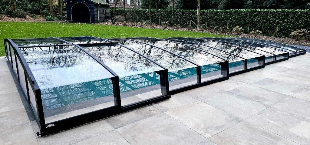 Zwembadoverdekking / pool cover 4,9x10.7x0,9 m , kleur DB703, Tuin en Terras, Ophalen of Verzenden, Nieuw, Overige typen