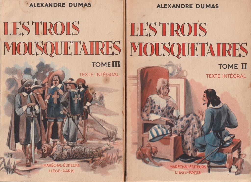 Alexandre Dumas “Les trois mousquetaires” Tomes 2-3, Livres, Enlèvement ou Envoi, Utilisé