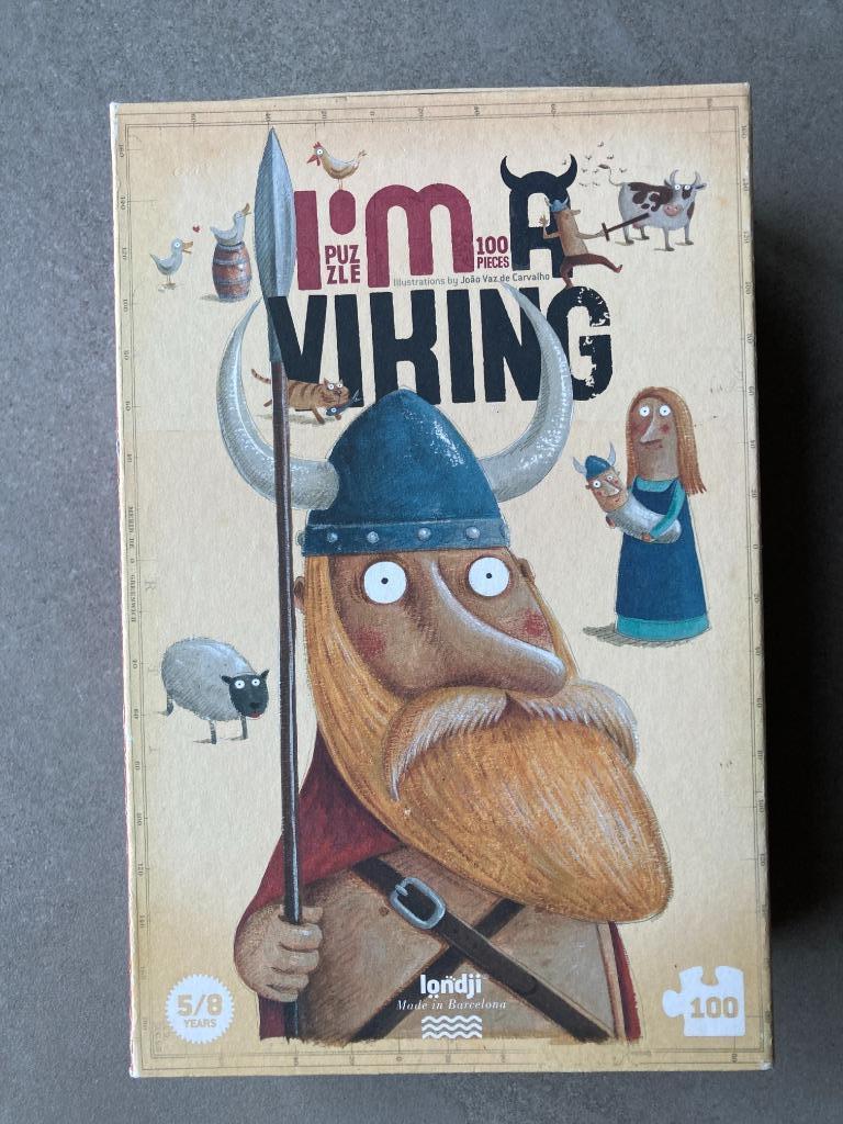 I'm a Viking puzzel 100st, Ophalen of Verzenden, Meer dan 50 stukjes, Zo goed als nieuw, 6 jaar of ouder