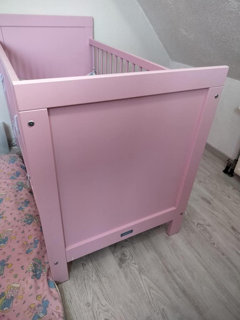 Lit à barreaux évolutif Bopita, Matelas, Moins de 70 cm, Comme neuf, Enlèvement