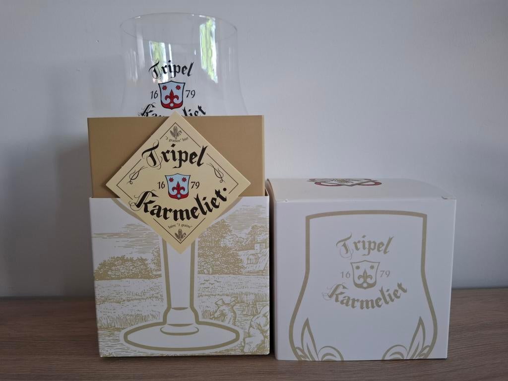 Tripel karmeliet glas 33 cl in doos, Enlèvement ou Envoi, Comme neuf