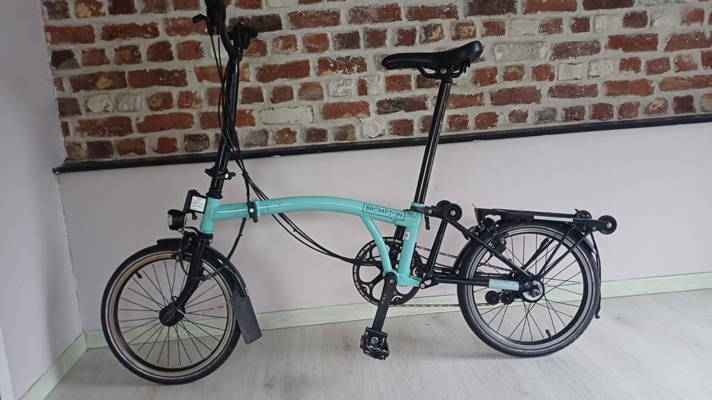 Brompton C Line Explore (6 vitesses) — Vert turc —, Enlèvement, Brompton, Vitesses