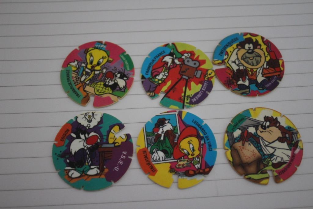 6x World Flippo - Sylvester + Tweety - Flippo's, Ophalen of Verzenden, World