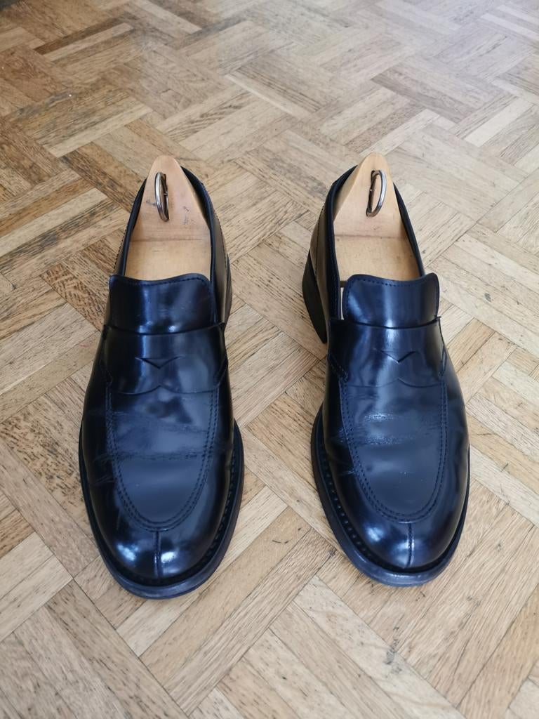 Mocassins Prada, Enlèvement ou Envoi, Porté, Noir