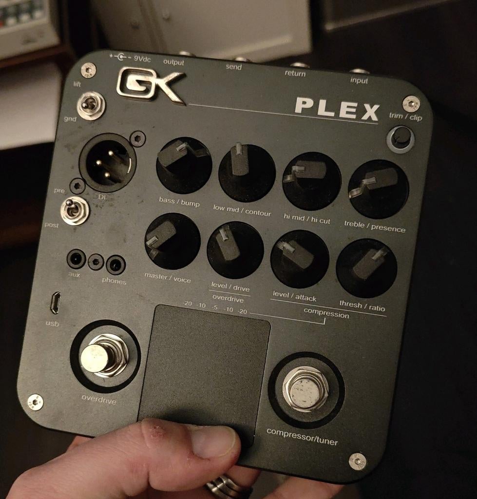 gallien krueger plex bass preamp zo goed als nieuw, Enlèvement, Volume