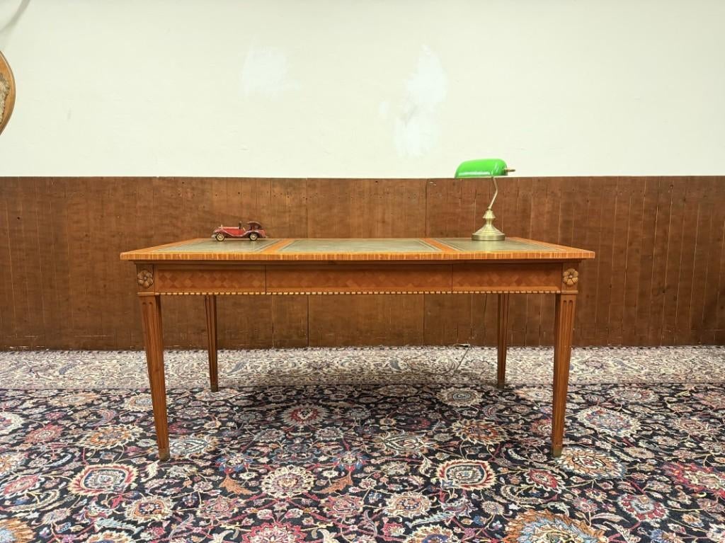 Klassiek Engels Chesterfield Schrijftafel Bureau, Ophalen