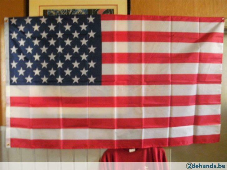 Amerikaanse vlag., Divers, Drapeaux & Banderoles, Enlèvement ou Envoi