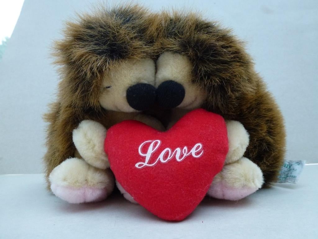 Valentijn 2 egeltjes Love, Kinderen en Baby's, Speelgoed | Knuffels en Pluche, Ophalen of Verzenden, Nieuw, Overige typen