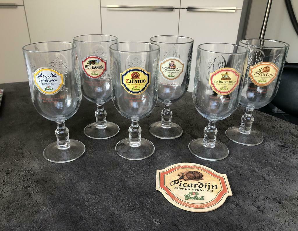 verres Grolsch, Collections, Marques de bière, Enlèvement ou Envoi, Comme neuf, Grolsch